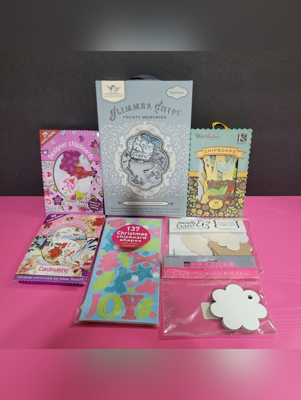 Assorted Craft Chipboard Sets For Crafting (0608)